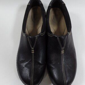 Ultimate Comfort Collection by Clarks Black Slip-On Womens Shoes Size 11M
